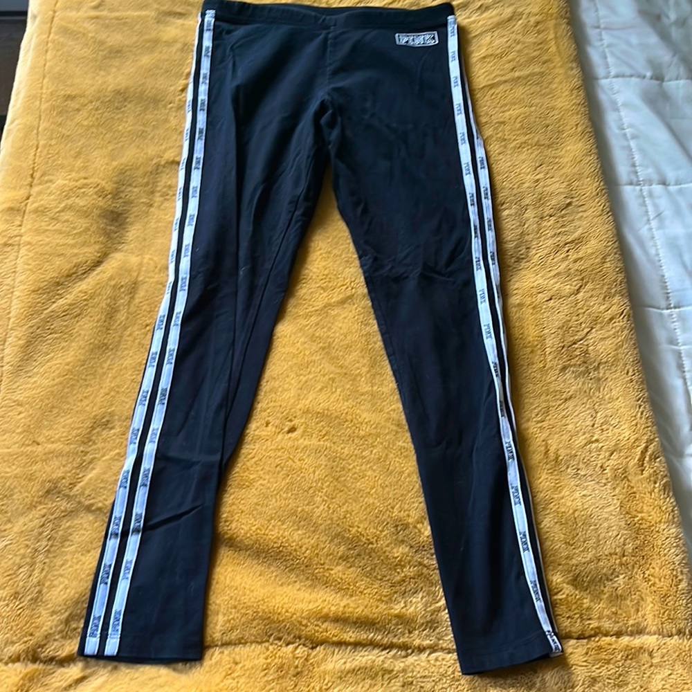 Black leggings from PINK! fit for tall women and girls!